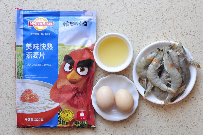 蝦仁雞蛋燕麥粥